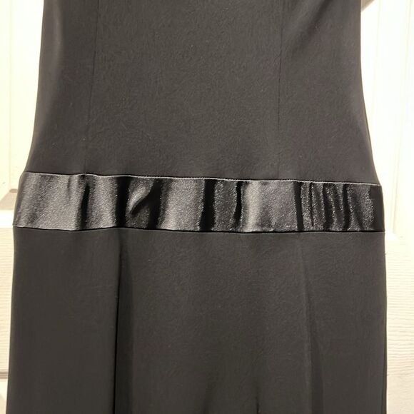 Evan-Picone Black Sleeveless Drop Waist Sheath Dress Size 12‎ - Picture 8 of 11